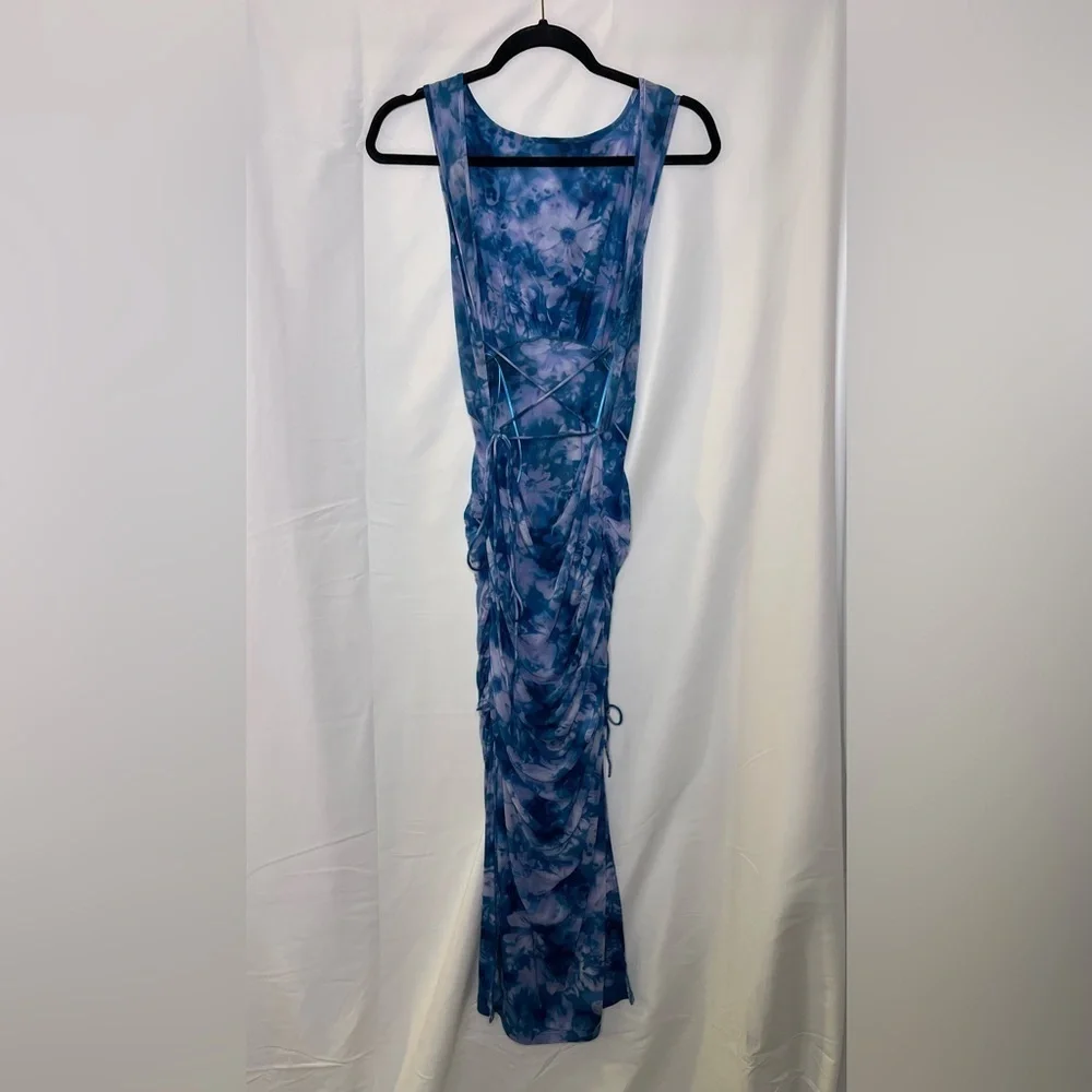 Free People Take Me Away Mesh Midi Dress Size Medium - Picture 6 of 10